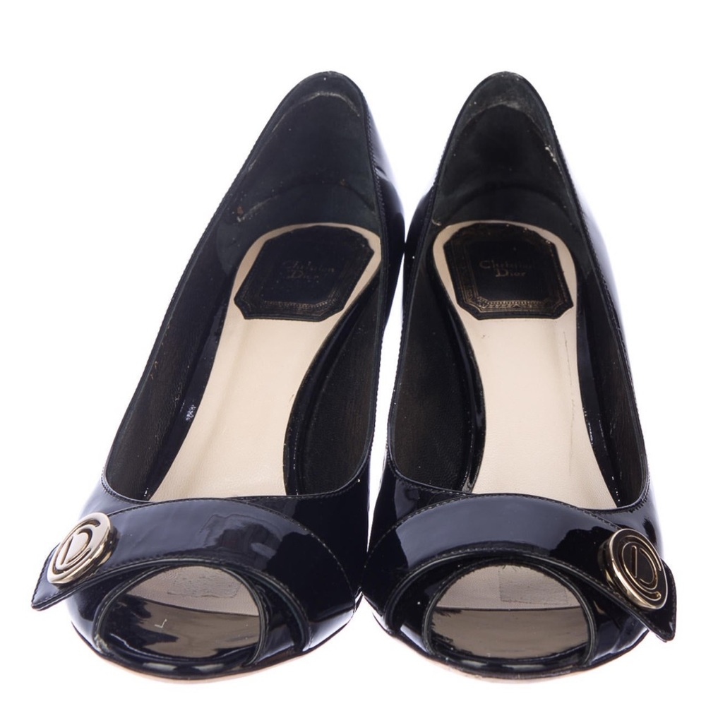 EUC Authentic Dior Peeptoe Pumps